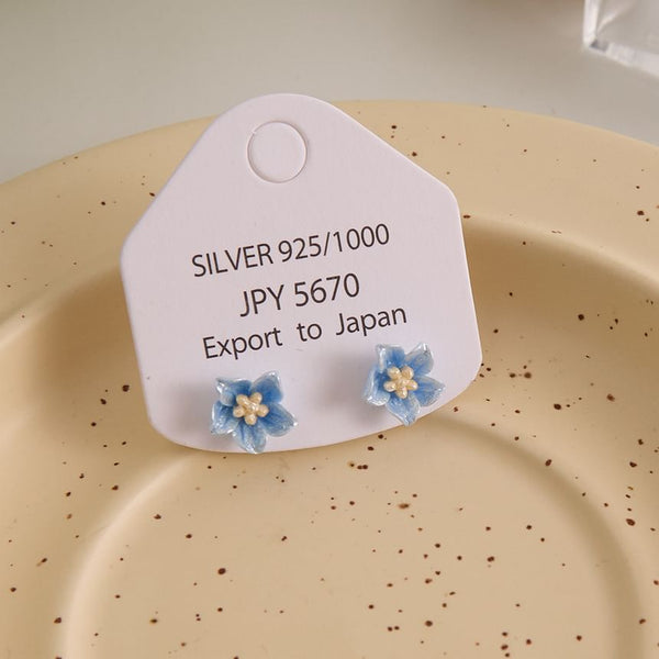 Alloy Earring Floral Stud FashionChic