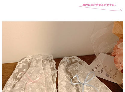 Bandana Embroidered Flower Lace FashionChic
