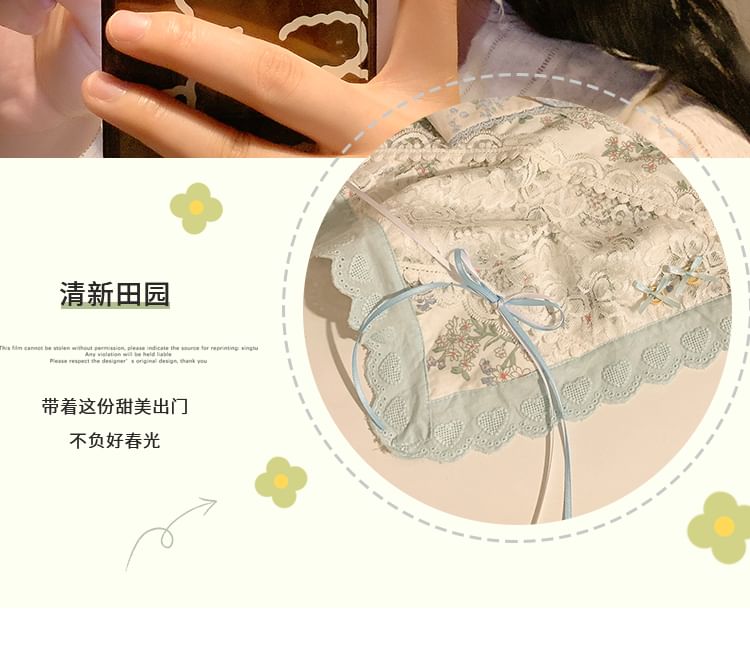 Chiffon (Various Lace Designs) Bandana FashionChic