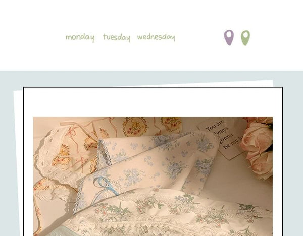 Chiffon (Various Lace Designs) Bandana FashionChic