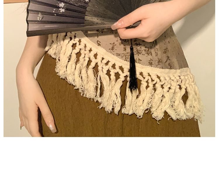 Designs) Hand Print Fan Foldable (Various Bamboo FashionChic