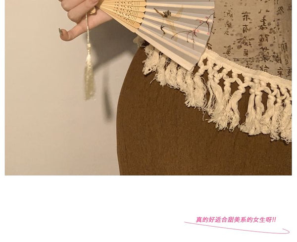Designs) Hand Print Fan Foldable (Various Bamboo FashionChic