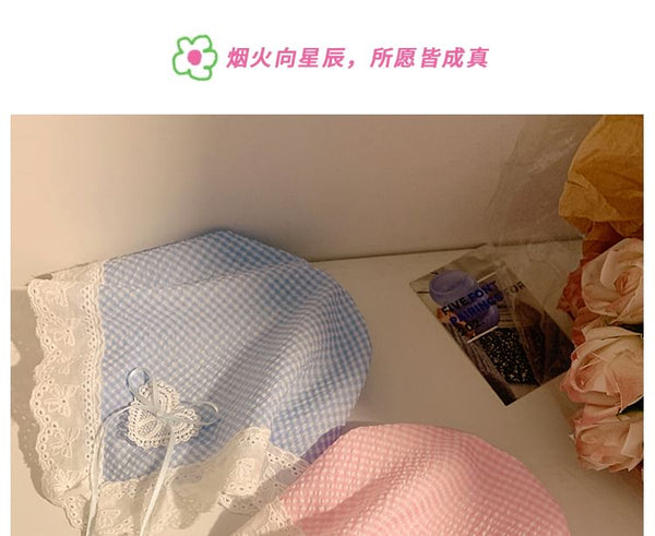 Lace Designs) Trim (Various Plaid Headband Bandana FashionChic