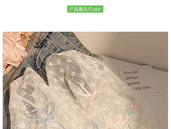 Lace Headkerchief Bow FashionChic