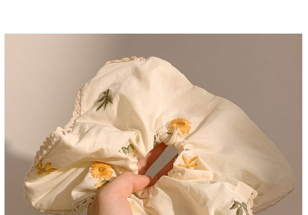 Embroidered (Various Scrunchie Floral / Bandana Designs) FashionChic