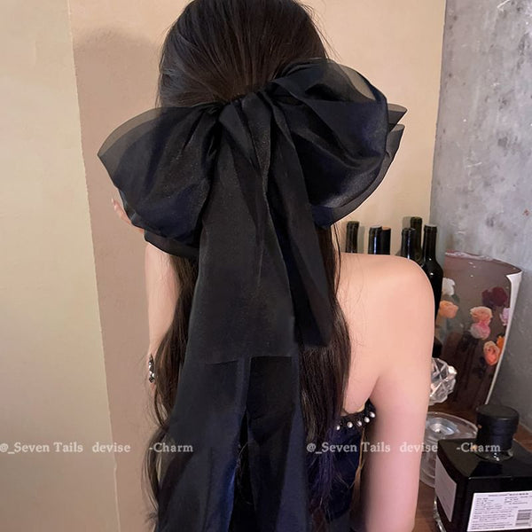 Fabric Clip Hair Bow FashionChic