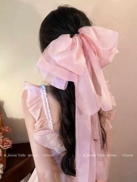 Fabric Clip Hair Bow FashionChic