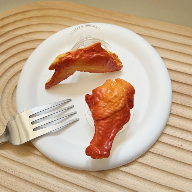 / Drumstick Wing Plastic (Various Desktop Stand Chicken Phone FashionChic