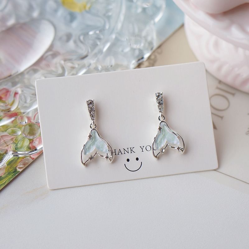 Earring Designs) Tail (Various Dangle Alloy Mermaid FashionChic