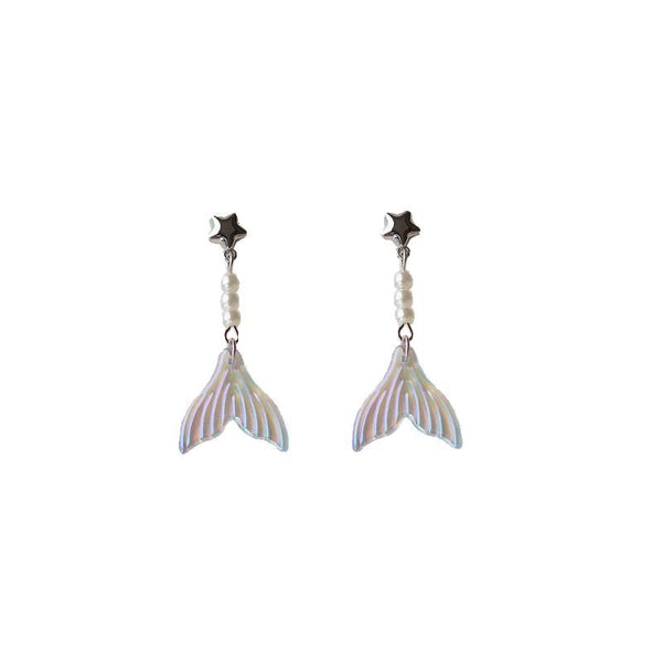 Earring Designs) Tail (Various Dangle Alloy Mermaid FashionChic