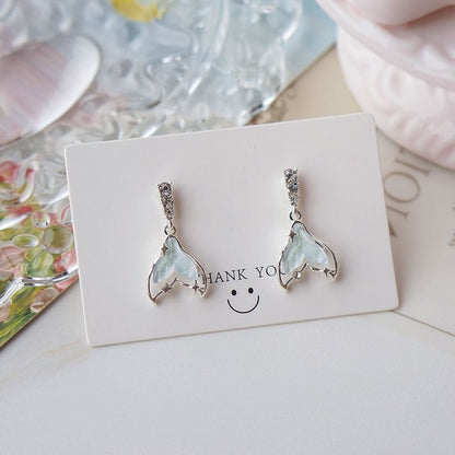 Earring Designs) Tail (Various Dangle Alloy Mermaid FashionChic