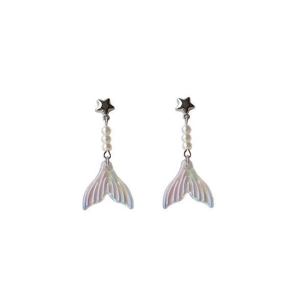 Earring Designs) Tail (Various Dangle Alloy Mermaid FashionChic