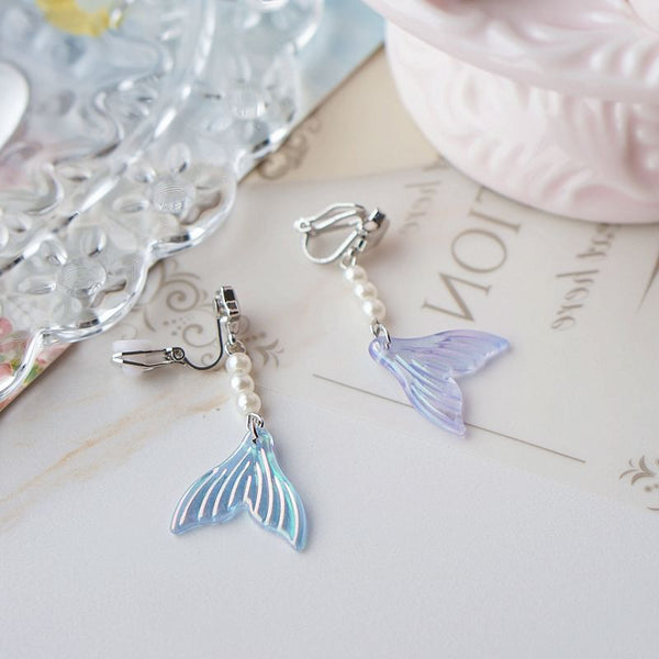 Earring Designs) Tail (Various Dangle Alloy Mermaid FashionChic