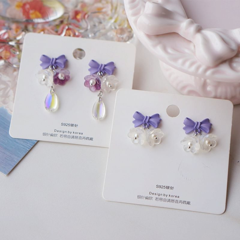 Floral Dangle (Various Earring Designs) Alloy FashionChic