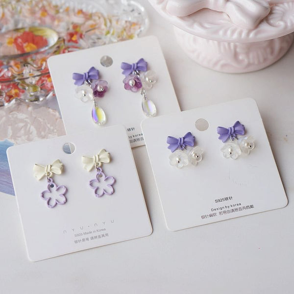 Floral Dangle (Various Earring Designs) Alloy FashionChic