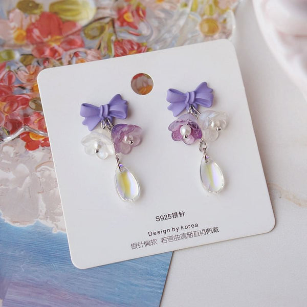 Floral Dangle (Various Earring Designs) Alloy FashionChic