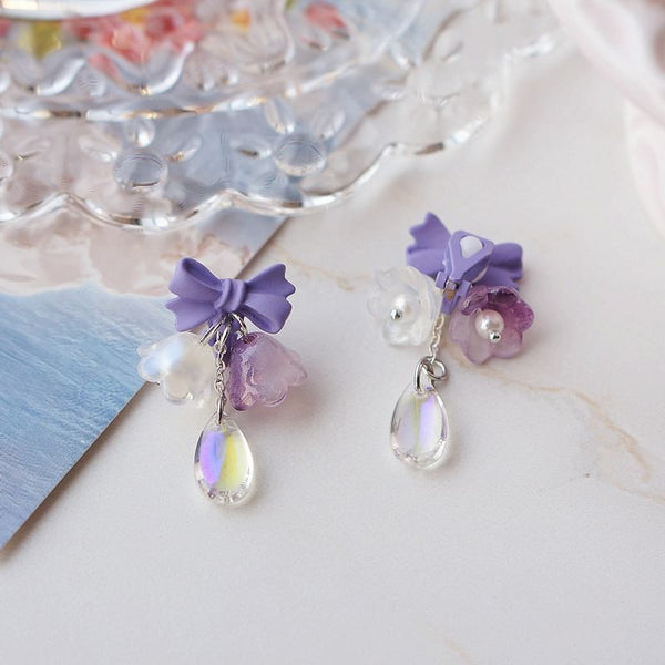 Floral Dangle (Various Earring Designs) Alloy FashionChic