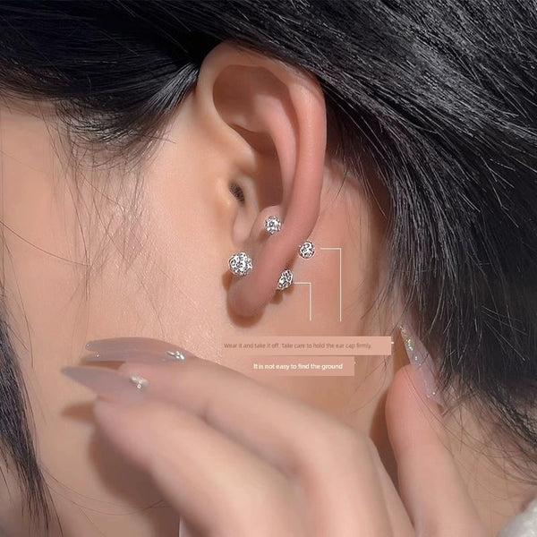 Earring Stud Rhinestone FashionChic