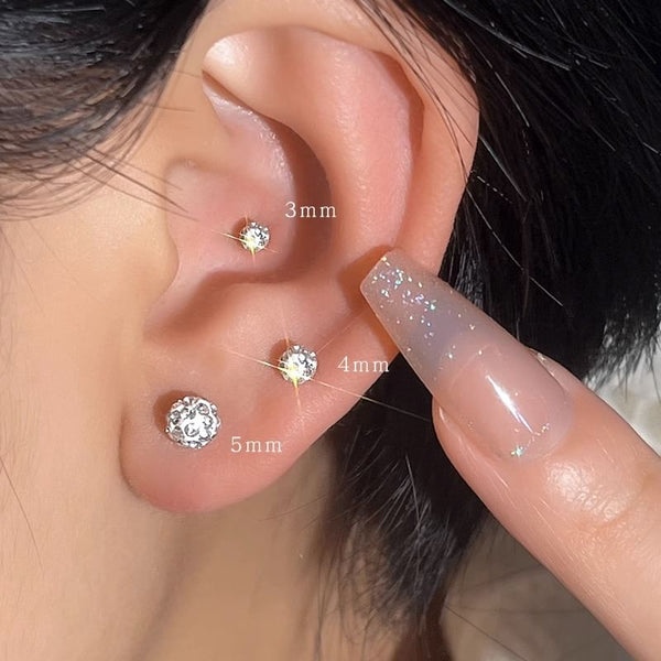 Earring Stud Rhinestone FashionChic