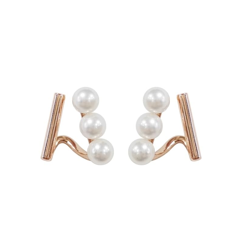 Pearl Stud Faux Earring FashionChic