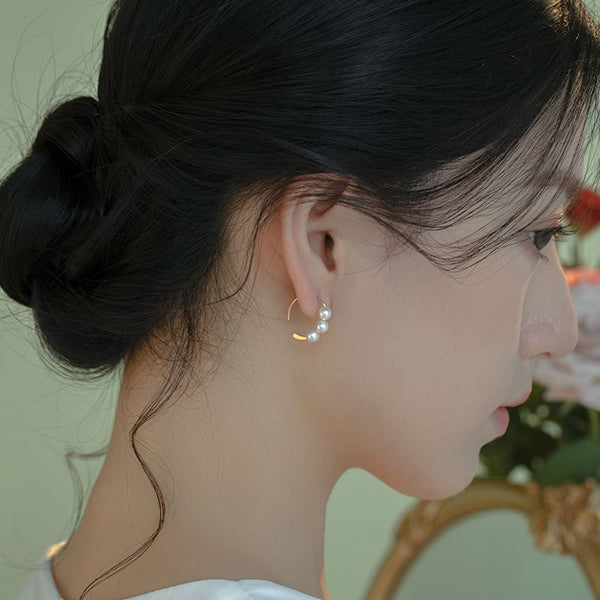 Faux Drop Earring Pearl FashionChic