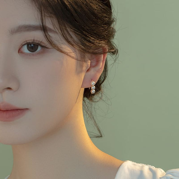 Faux Drop Earring Pearl FashionChic