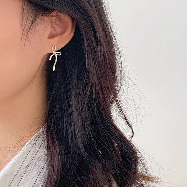 Stud Earring Bow FashionChic