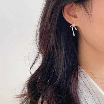 Stud Earring Bow FashionChic