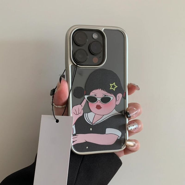 Case Phone Girl Cartoon FashionChic