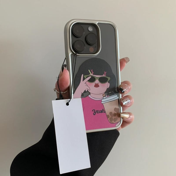 Case Phone Girl Cartoon FashionChic