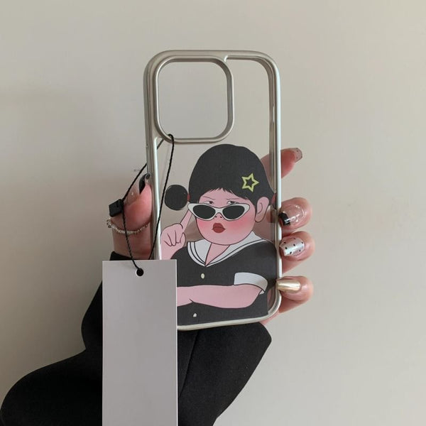 Case Phone Girl Cartoon FashionChic