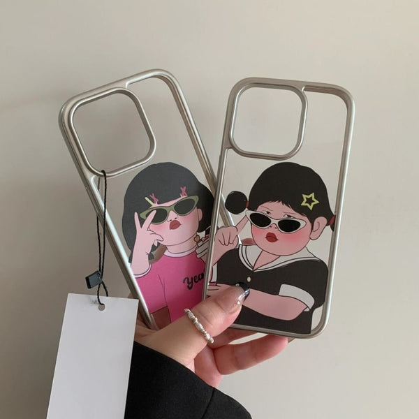Case Phone Girl Cartoon FashionChic