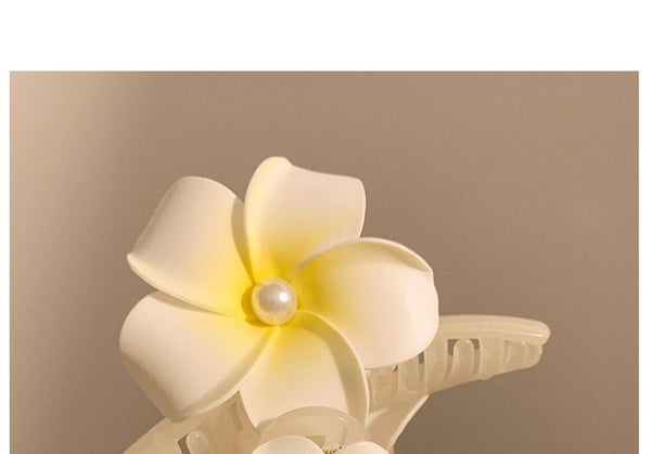 (Various Fabric Clips Clip Hair Floral Set Claw Tie / Designs) FashionChic