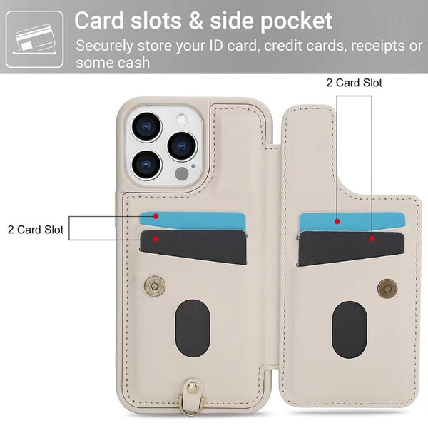 Leather Faux Phone Floral Case FashionChic