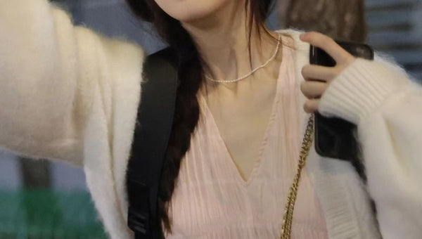 Beaded Necklace Faux Pearl FashionChic