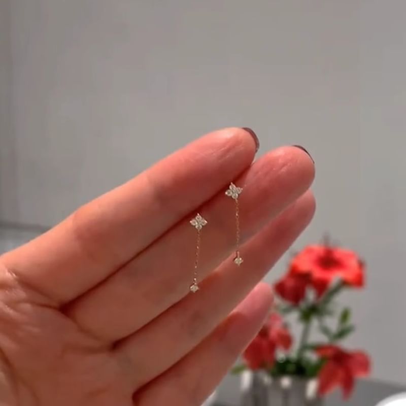 Floral Drop Earring FashionChic