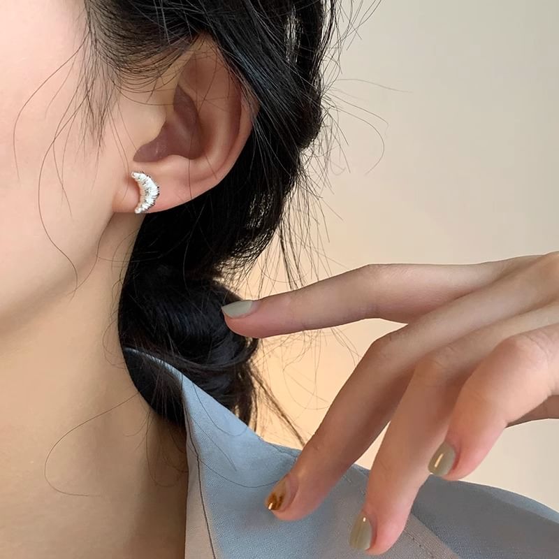 Ear Metallic Stud Pastry FashionChic