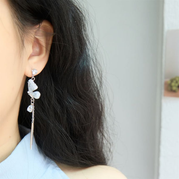 / Butterfly Earring Drop Clip On FashionChic