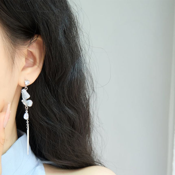 / Butterfly Earring Drop Clip On FashionChic