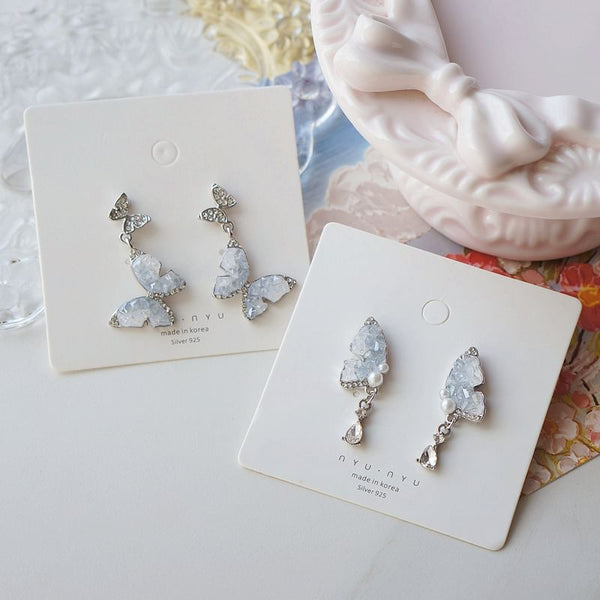 / Drop Earring On Clip Butterfly FashionChic