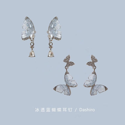 / Drop Earring On Clip Butterfly FashionChic