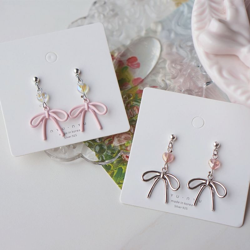 Earring Clip / Drop On Bow FashionChic