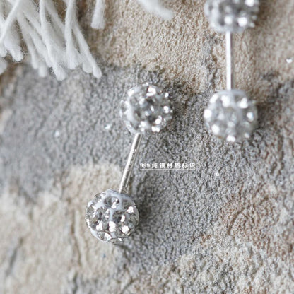 Ball Stud Rhinestone Earring FashionChic