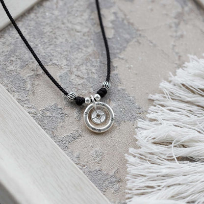 Silver Necklace Fortune Sterling FashionChic