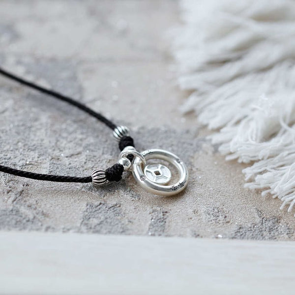 Silver Necklace Fortune Sterling FashionChic