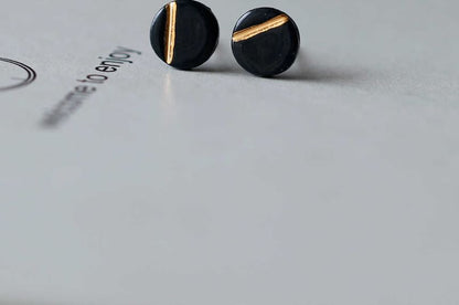 Earring Disc Stud FashionChic