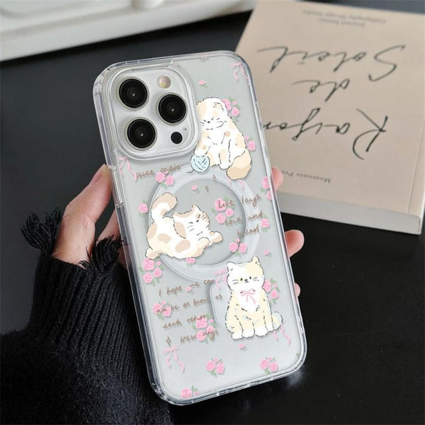 Cat Case Phone (Compatible Magnetic with MagSafe) FashionChic