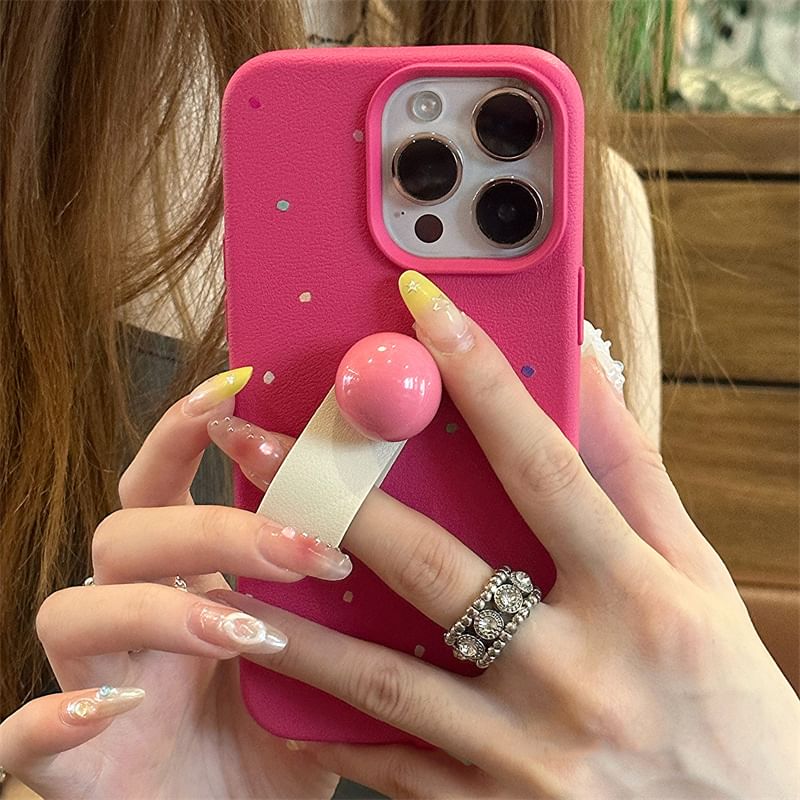 Case Strap Dotted Phone Finger FashionChic