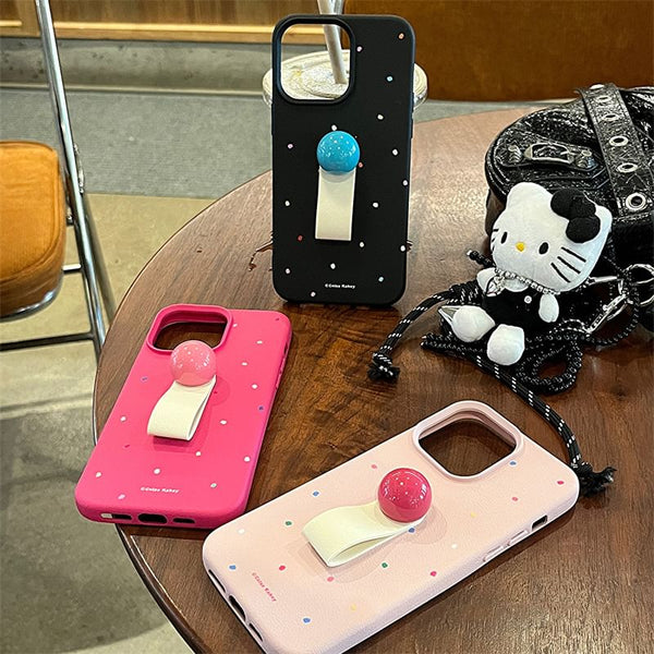 Case Strap Dotted Phone Finger FashionChic