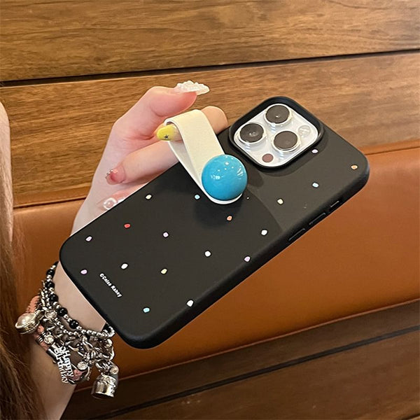 Case Strap Dotted Phone Finger FashionChic
